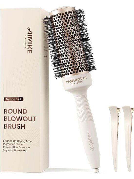 Other - Round Blowout Brush for Fine Hair - 1.7” Medium Styling Tool for Volume & Shine